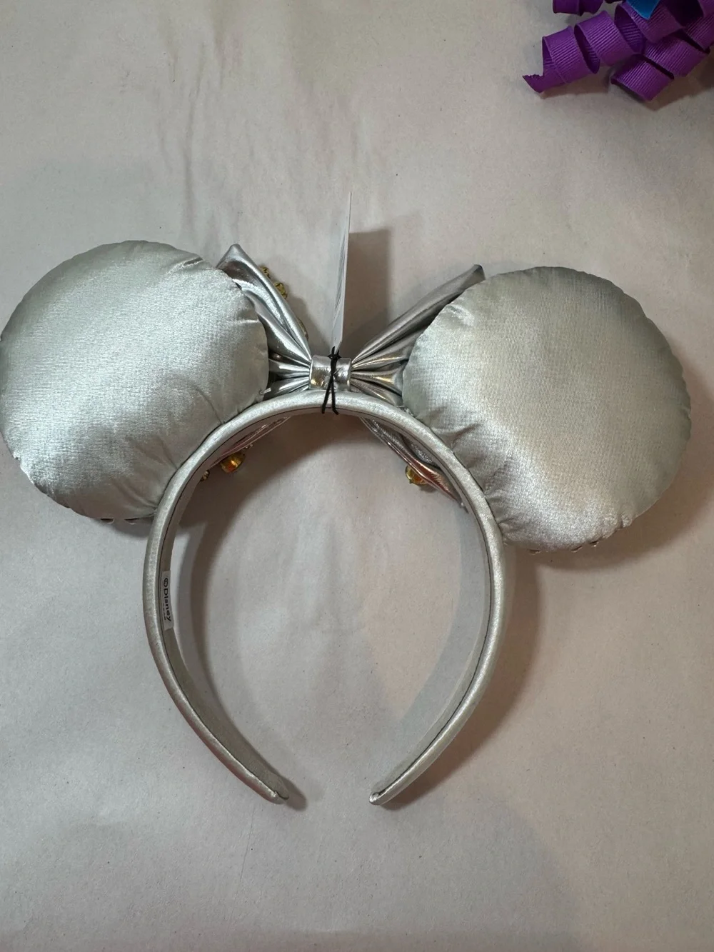Minnie Mouse Silver Crystal Ear Headband for Adults by BaubleBar